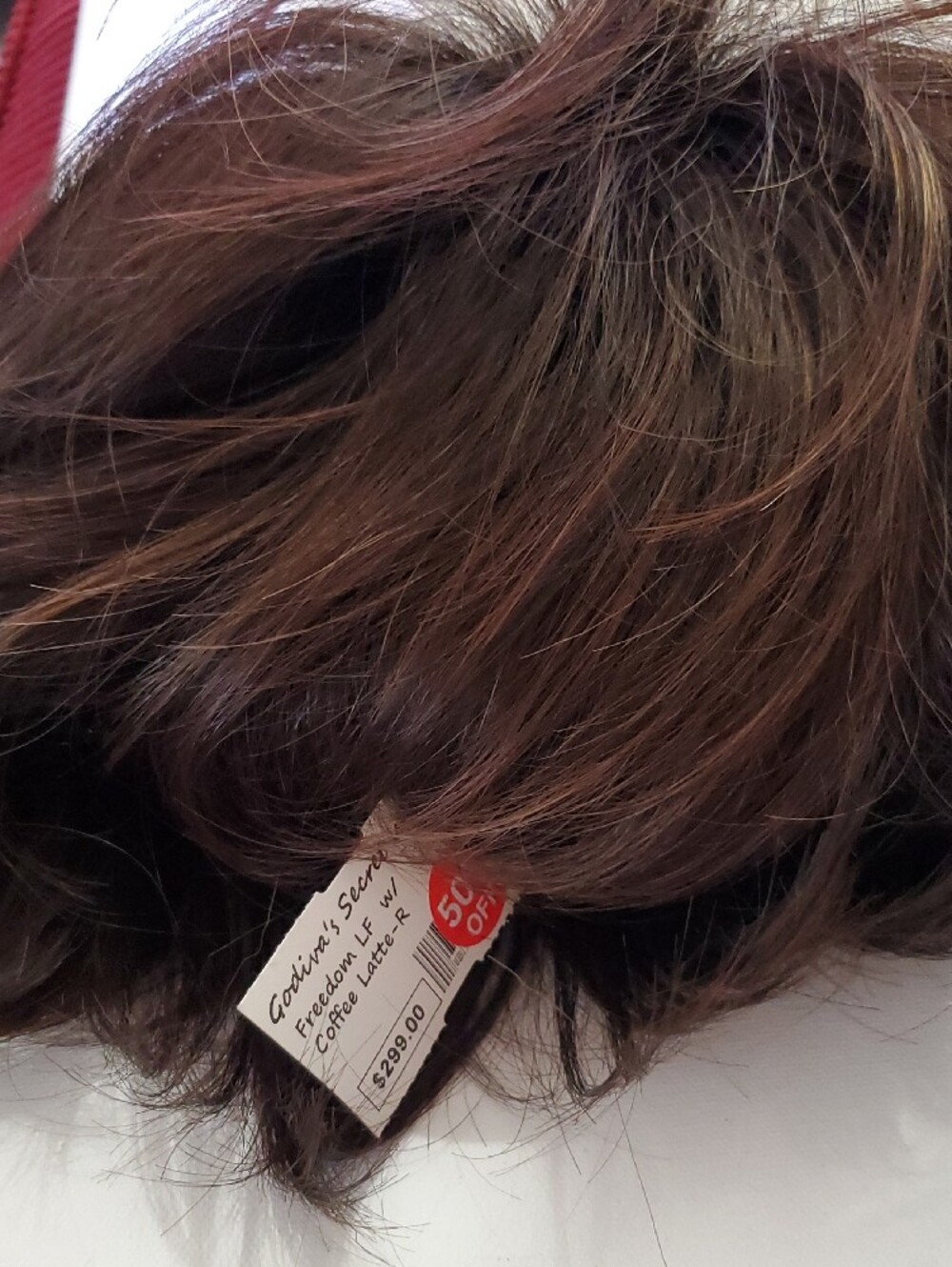 Godiva's Secret Freedom Lace Front Hand Tied NEW Wig in Coffee Latte-R Orig 299. - Picture 11 of 11